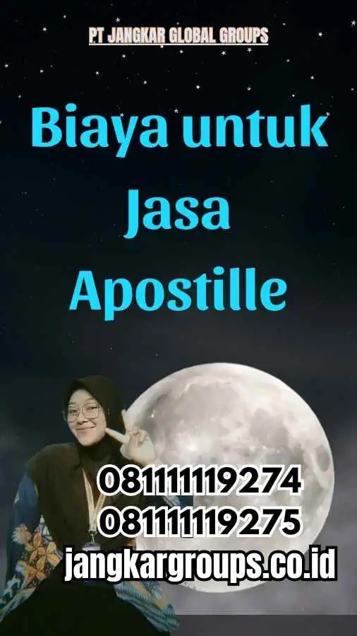 Biaya untuk Jasa Apostille