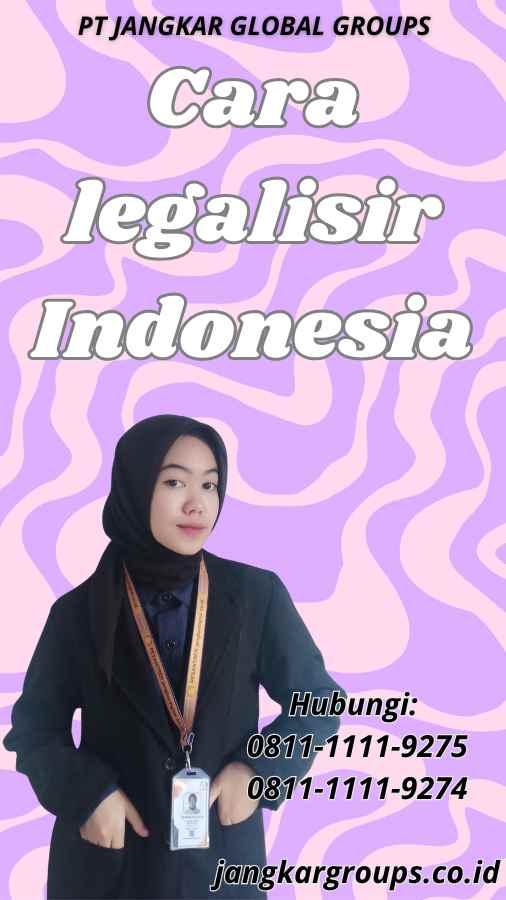 Cara legalisir Indonesia