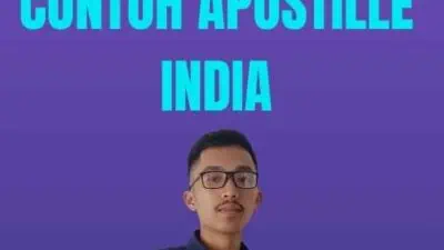 Contoh Apostille India