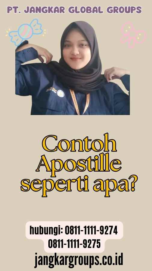 Contoh Apostille seperti apa