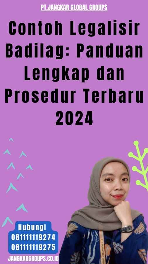 Contoh Legalisir Badilag Panduan Lengkap dan Prosedur Terbaru 2024