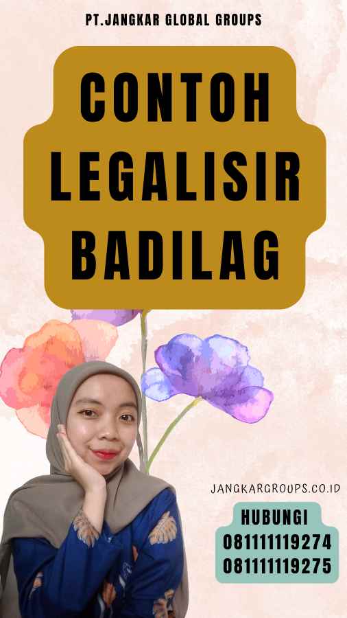 Contoh Legalisir Badilag