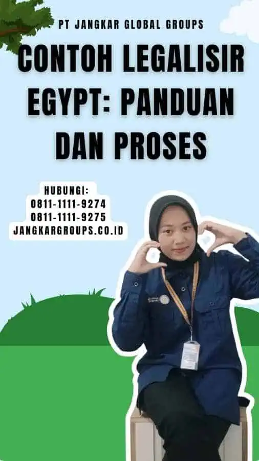 Contoh Legalisir Egypt Panduan dan Proses