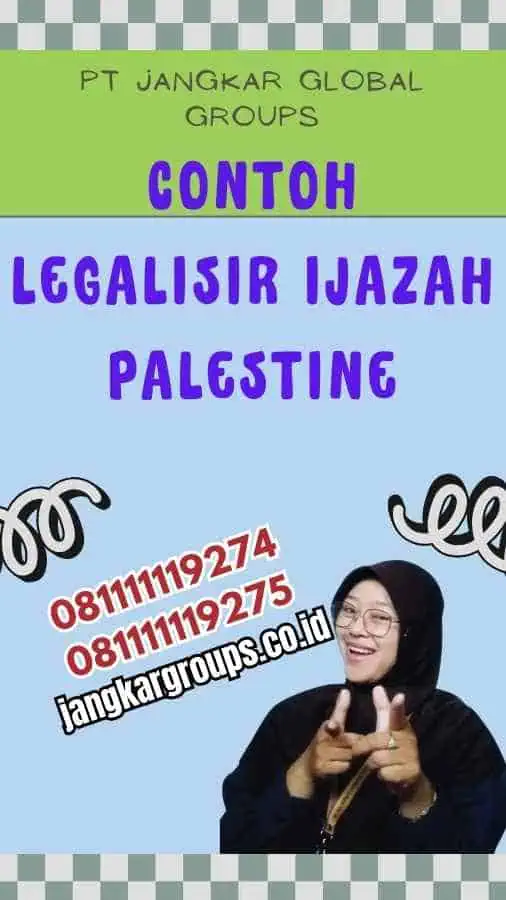 Contoh Legalisir Ijazah Palestine