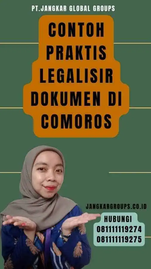 Contoh Praktis Legalisir Dokumen di Comoros