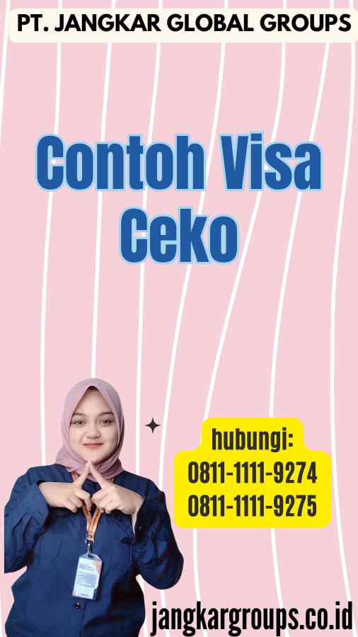 Contoh Visa Ceko