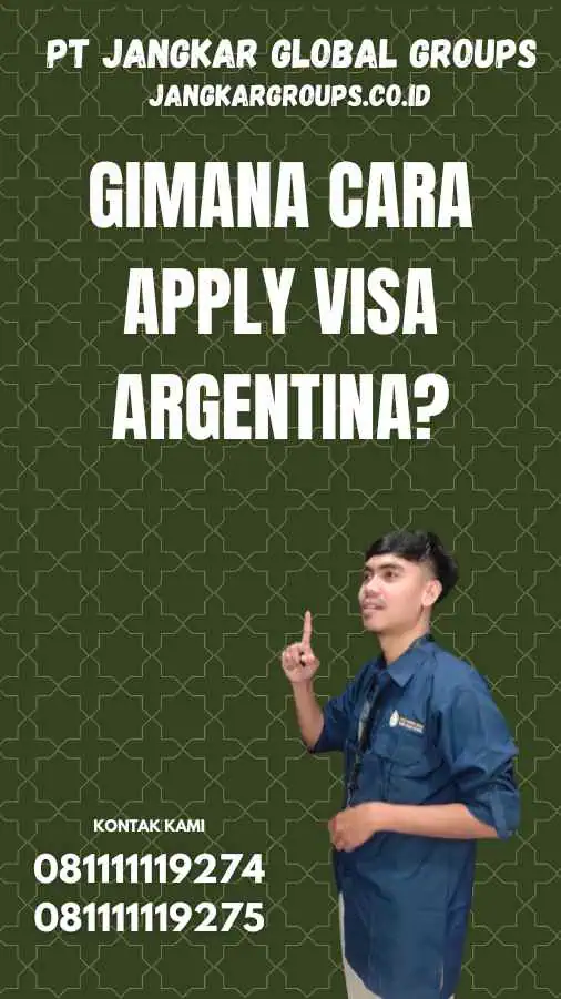 Gimana cara apply visa Argentina?