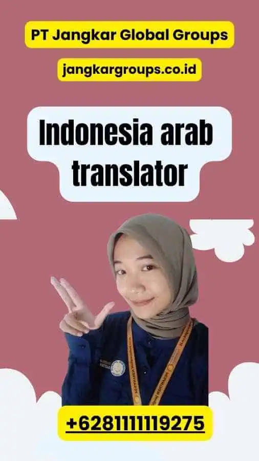 Indonesia arab translator