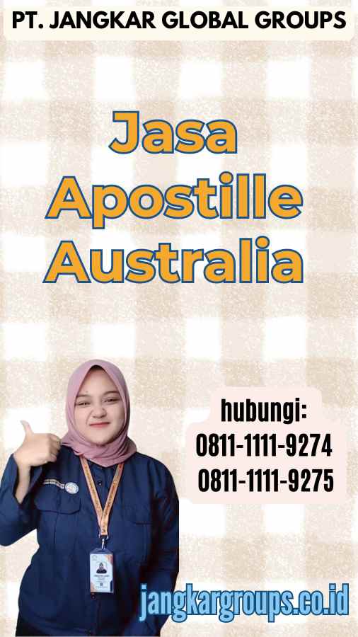 Jasa Apostille Australia