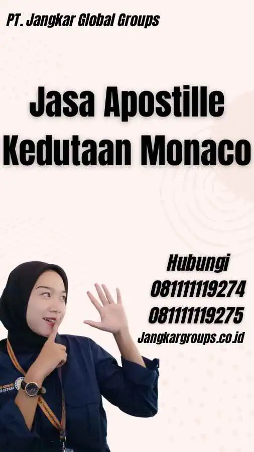 Jasa Apostille Kedutaan Monaco