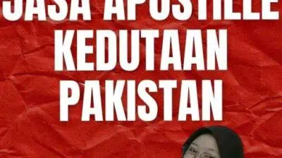 Jasa Apostille Kedutaan Pakistan