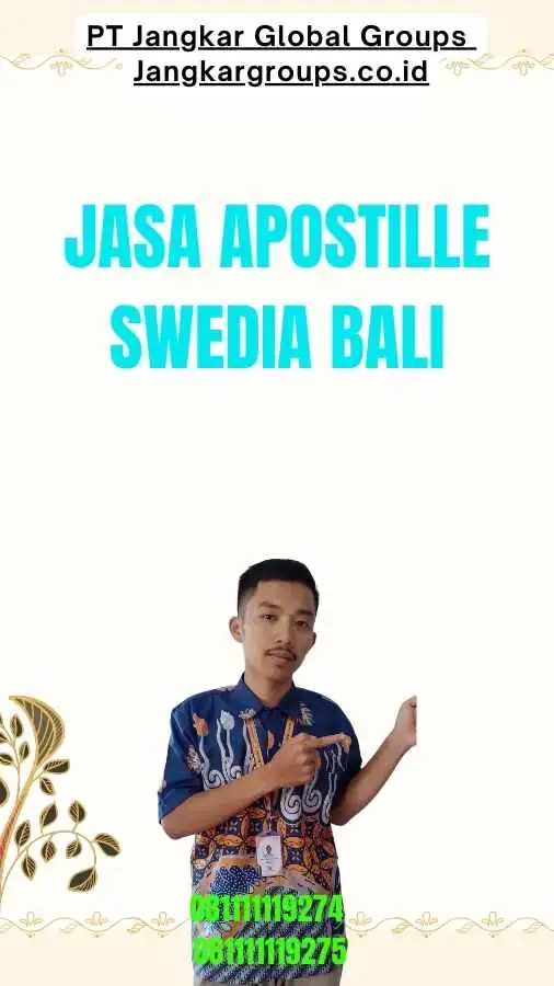 Jasa Apostille Swedia Bali