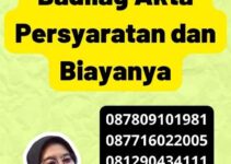 Jasa Legalisir Badilag Akta Persyaratan dan Biayanya