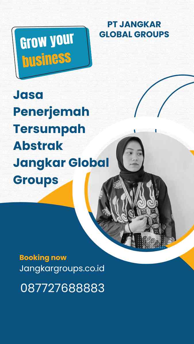 Jasa Penerjemah Tersumpah Abstrak Jangkar Global Groups