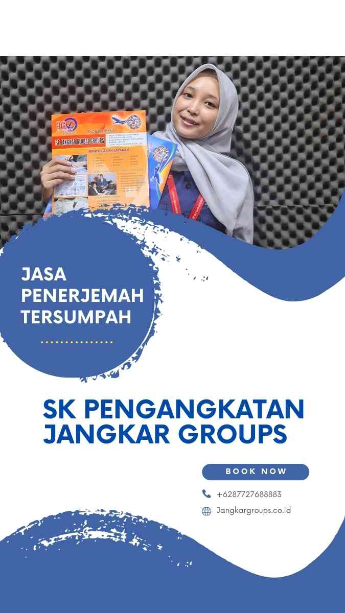 Jasa Penerjemah Tersumpah SK Pengangkatan Jangkar Groups