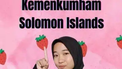 Jasa legalisir Kemenkumham Solomon Islands