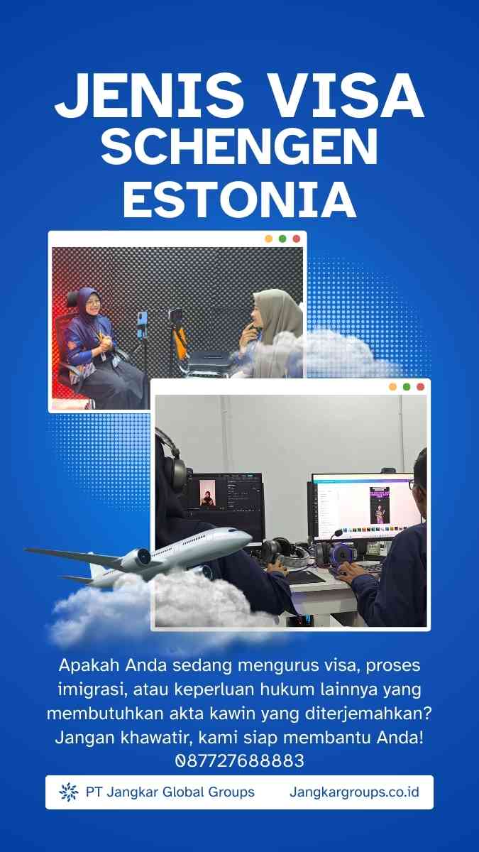 Jenis Visa Schengen Estonia