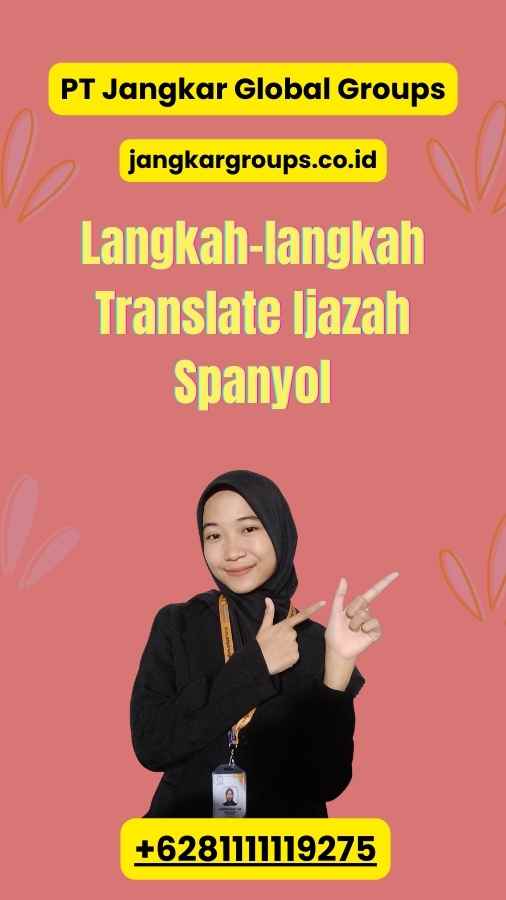 Langkah-langkah Translate Ijazah Spanyol