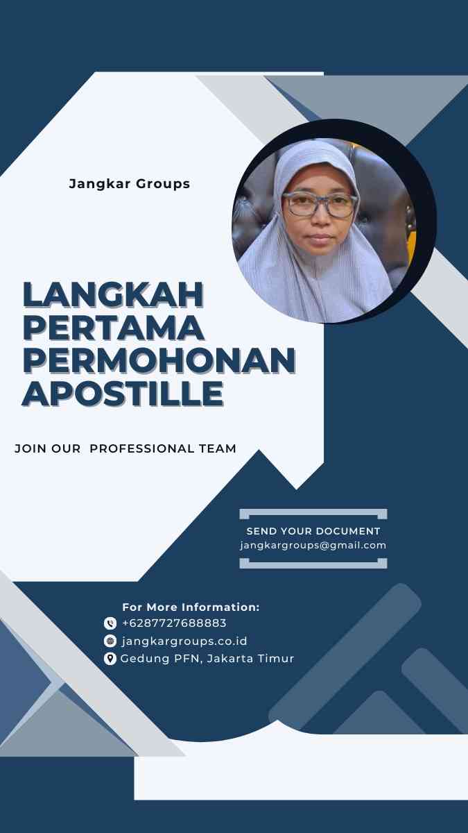 Langkah pertama permohonan apostille