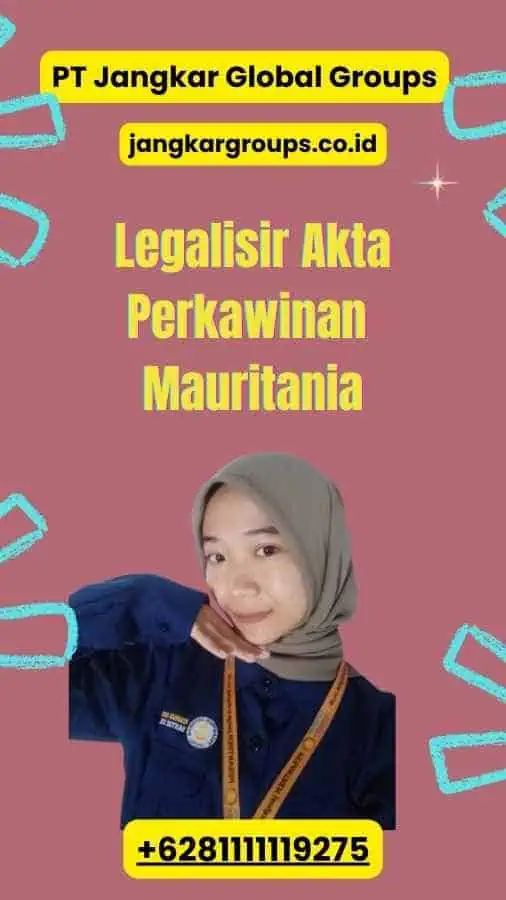 Legalisir Akta Perkawinan Mauritania