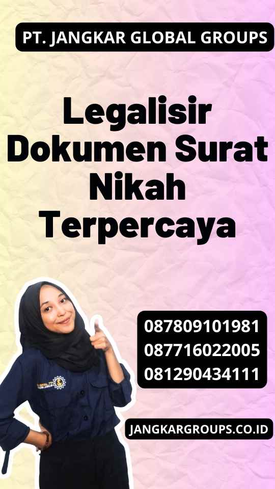 Legalisir Dokumen Surat Nikah Terpercaya