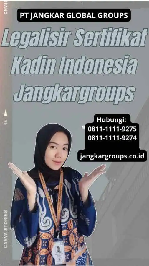 Legalisir Sertifikat Kadin Indonesia Jangkargroups