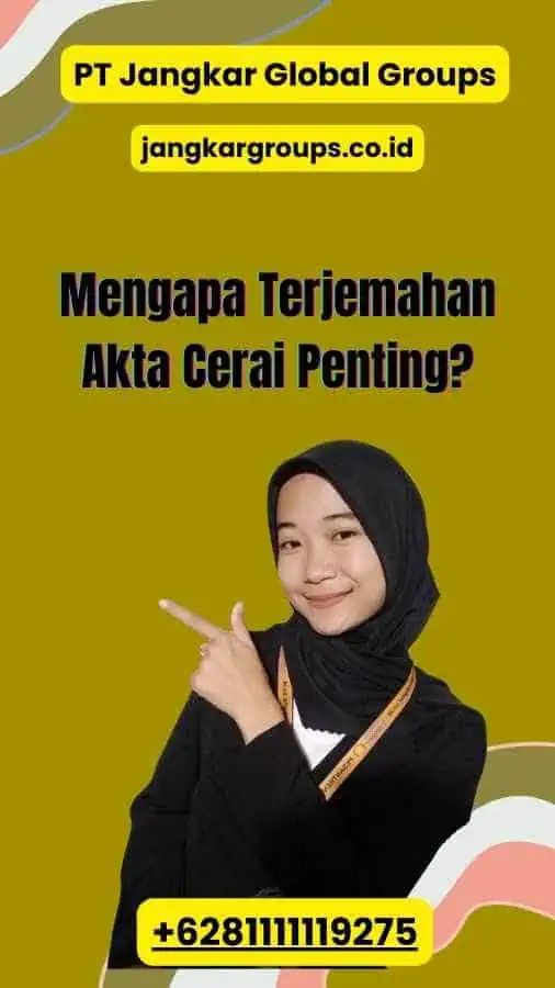 Mengapa Terjemahan Akta Cerai Penting?