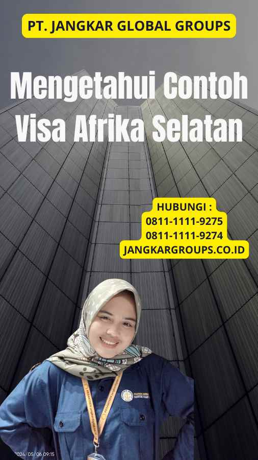 Mengetahui Contoh Visa Afrika Selatan