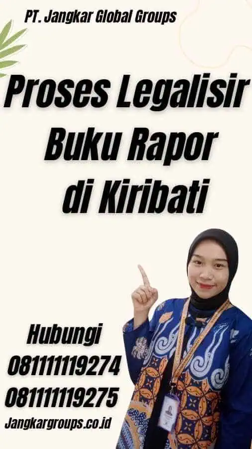 Proses Legalisir Buku Rapor di Kiribati