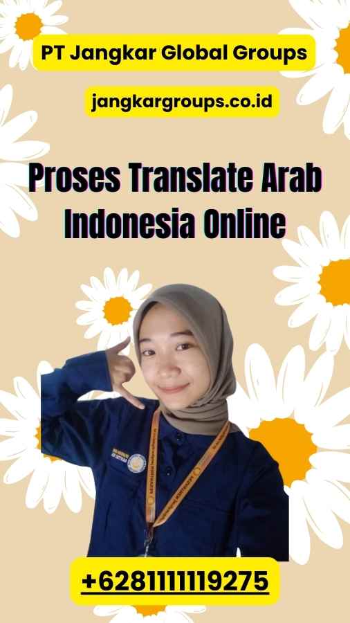 Proses Translate Arab Indonesia Online