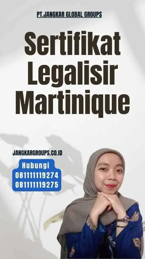 Sertifikat Legalisir Martinique