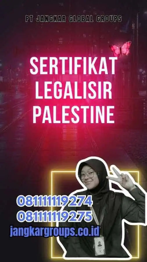 Sertifikat Legalisir Palestine