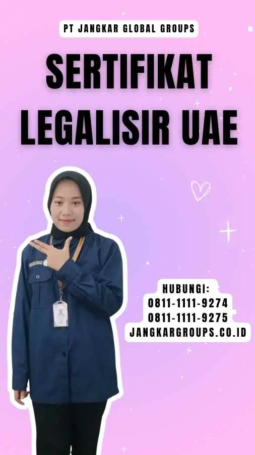 Sertifikat Legalisir UAE