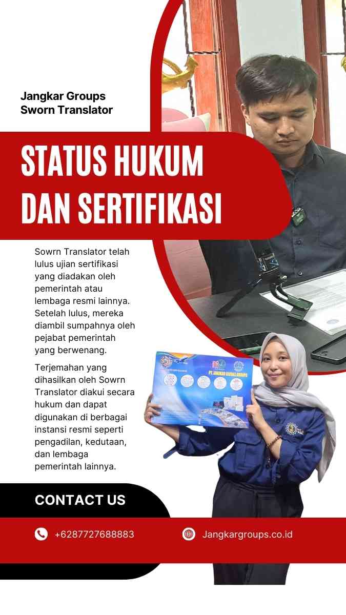 Status Hukum dan Sertifikasi Penerjemah Tersumpah