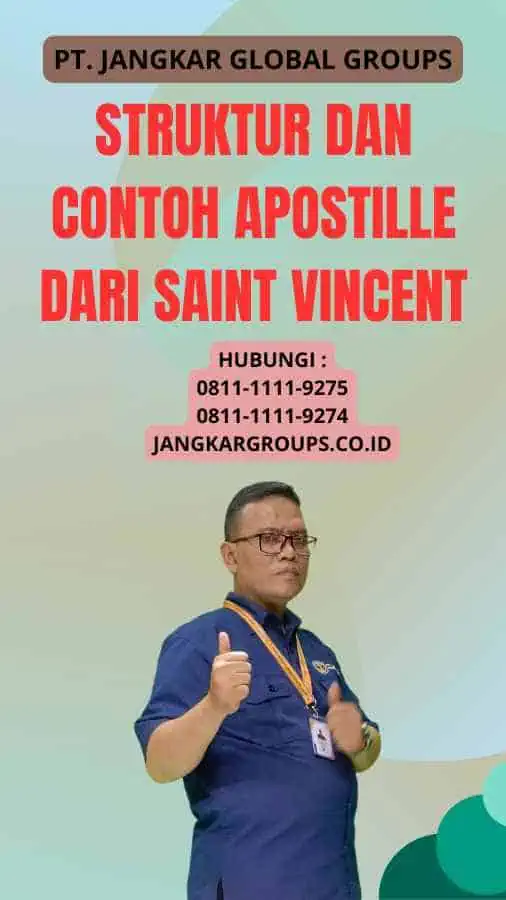 Struktur dan Contoh Apostille dari Saint Vincent