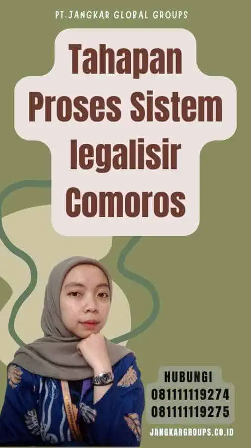 Tahapan Proses Sistem legalisir Comoros