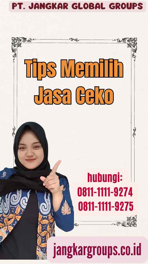 Tips Memilih Jasa Ceko