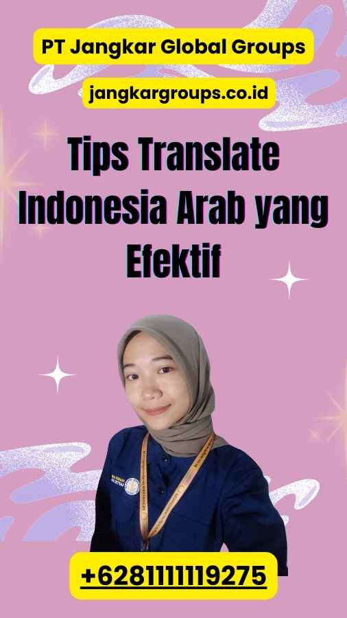 Tips Translate Indonesia Arab yang Efektif