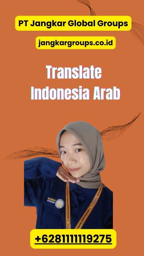 Translate Indonesia Arab