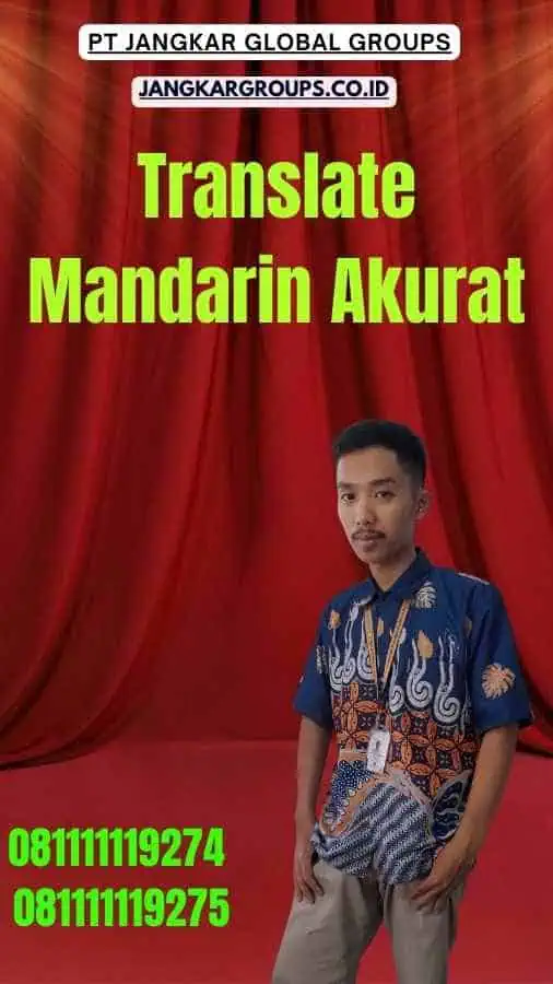 Translate Mandarin Akurat