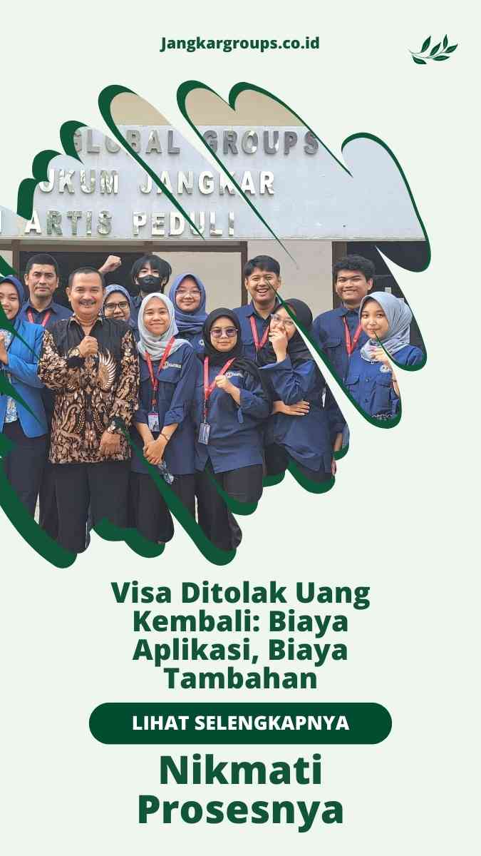 Visa Ditolak Uang Kembali: Biaya Aplikasi, Biaya Tambahan