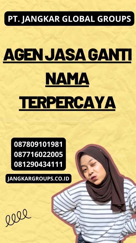 Agen Jasa Ganti Nama Terpercaya