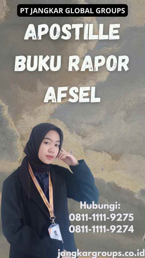 Apostille Buku Rapor Afsel