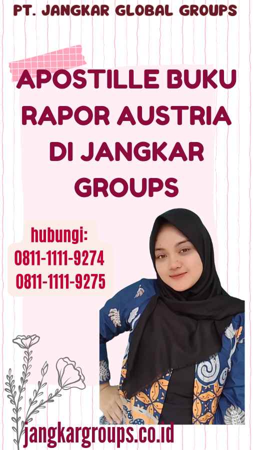 Apostille Buku Rapor Austria di Jangkar Groups