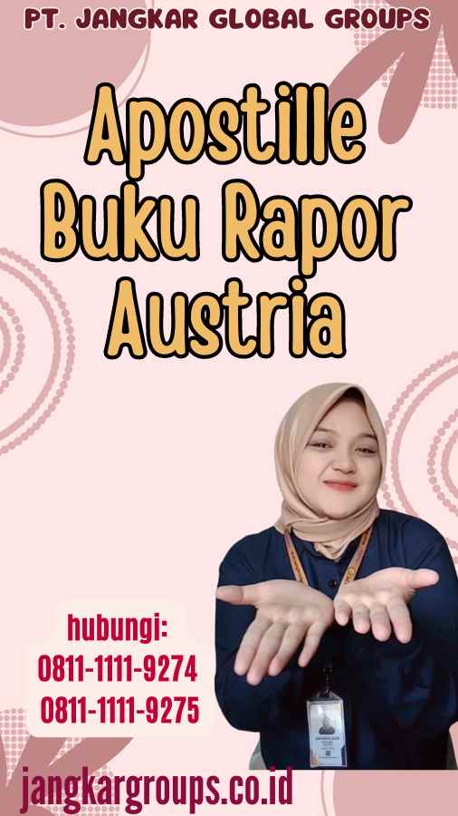 Apostille Buku Rapor Austria