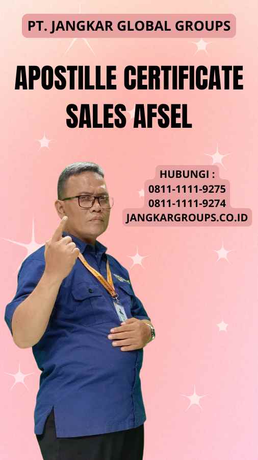 Apostille Certificate Sales Afsel