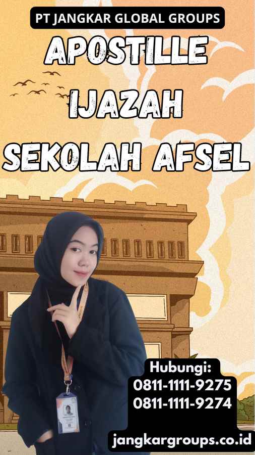 Apostille Ijazah sekolah Afsel