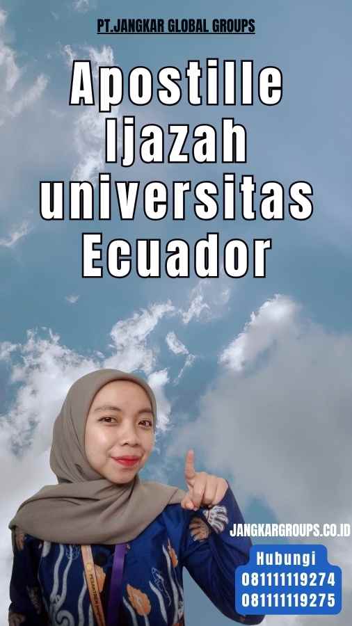 Apostille Ijazah universitas Ecuador