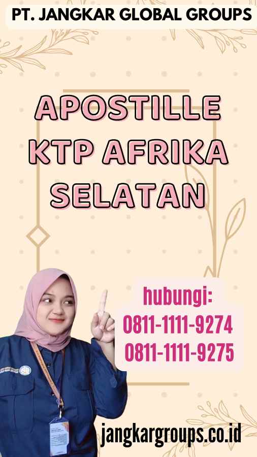 Apostille KTP Afrika Selatan