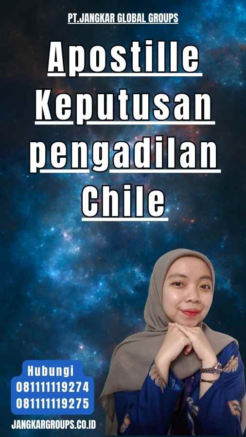 Apostille Keputusan pengadilan Chile